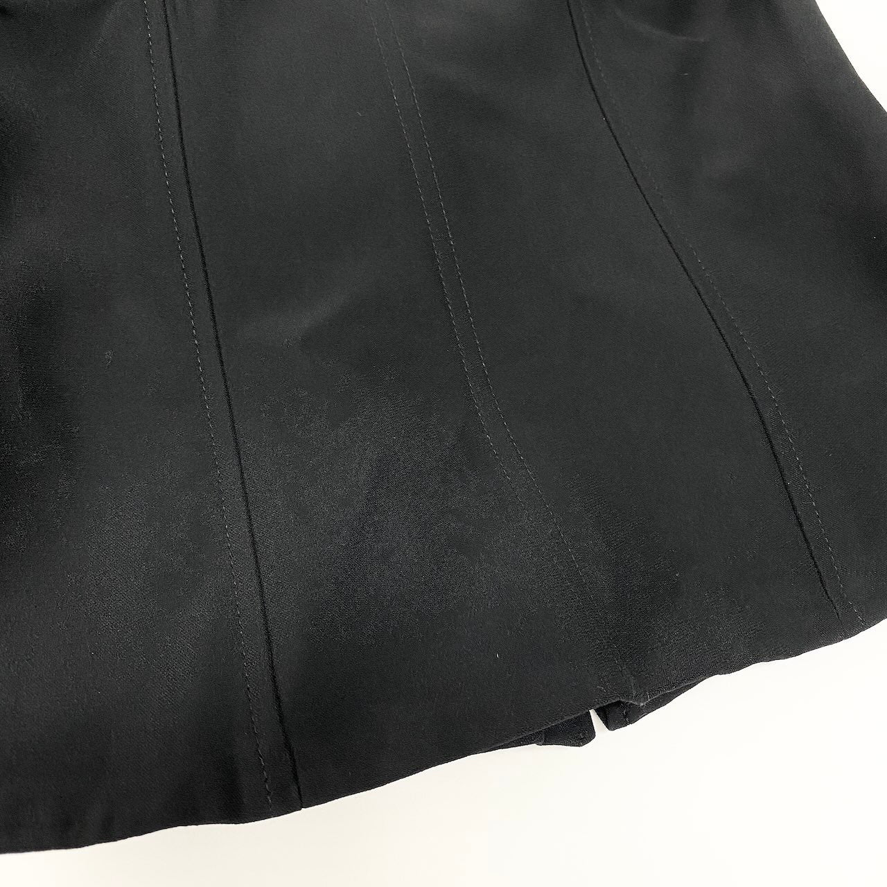 52c10 ALEXANDER McQUEEN アレキサンダーマックイーン 2012年 コルセット トップス 36 ブラック レディース イタリア製u02t