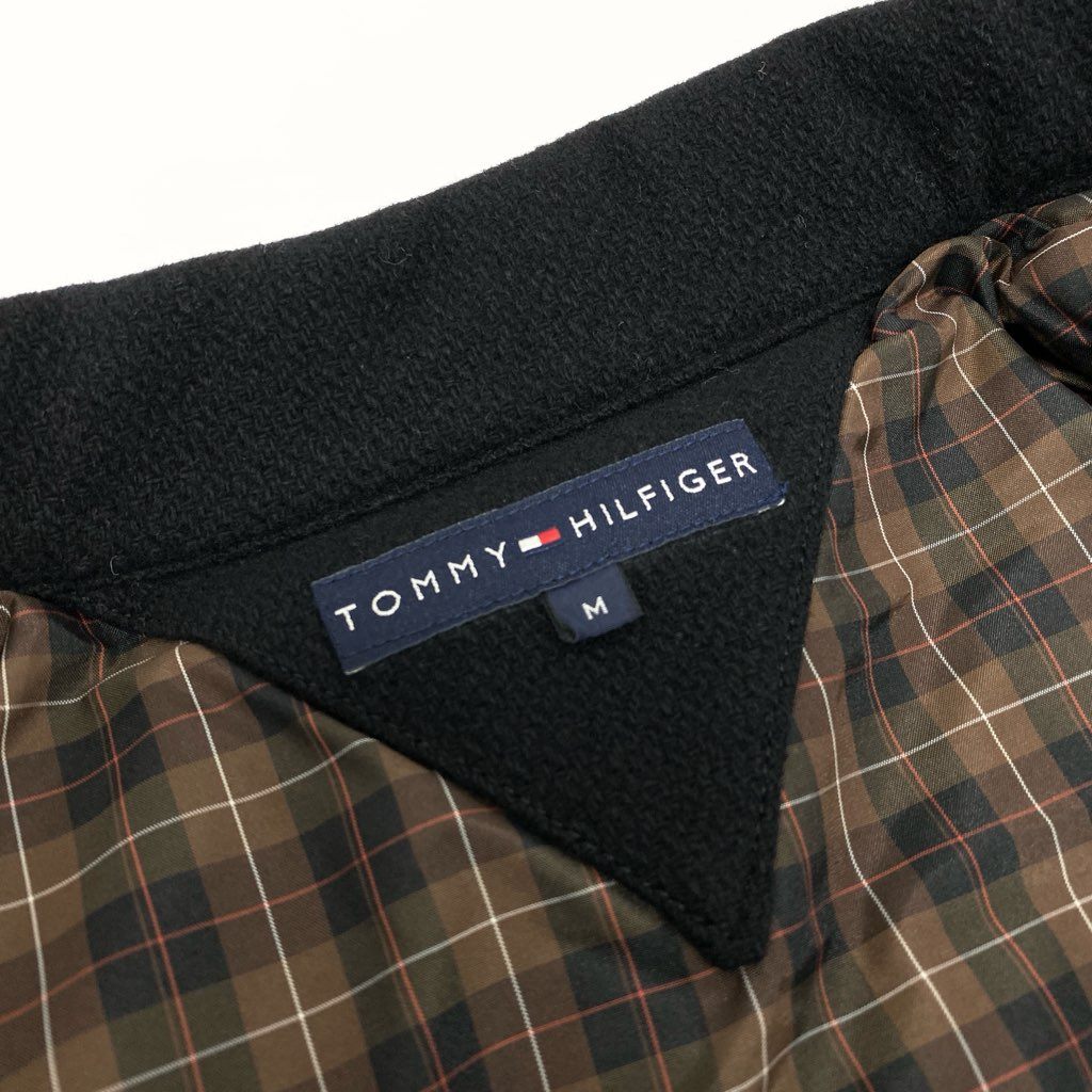 40l25《30着限定品》 TOMMY HILFIGER トミーヒルフィガー Limited Edition 8/30 ツアー スーベニアジャケット M ブラック 日本製 激レアt18r
