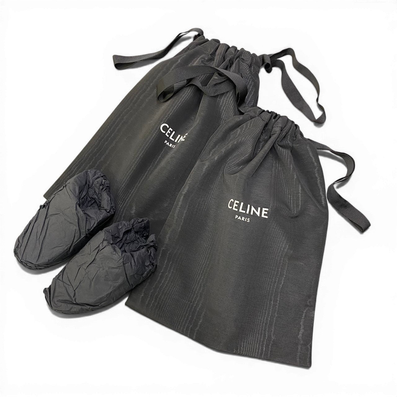 Ad2 CELINE セリーヌ LUCO BRAIDED LOAFER ルコ ローファー トリオンフ サイズ38 ブラウン レディース 革靴k02i