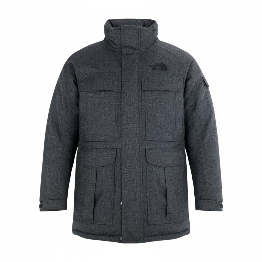 42L16 THE NORTH FACE ザノースフェイス ダウンジャケット ダウンコート マクマードリミテッド アウター ND01755 Sサイズ グレー メンズo07t