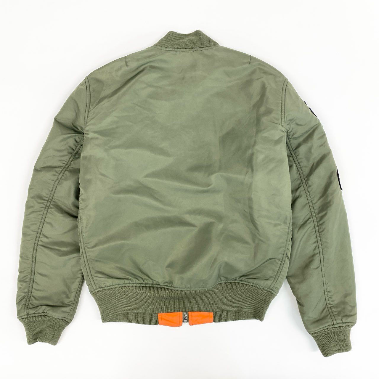 37i30 Polo by Ralph Lauren ポロバイラルフローレン MA-1 フライトジャケット ボンバージャケット リバーシブル 710716250001 Sサイズ カーキ オレンジ メンズo07t