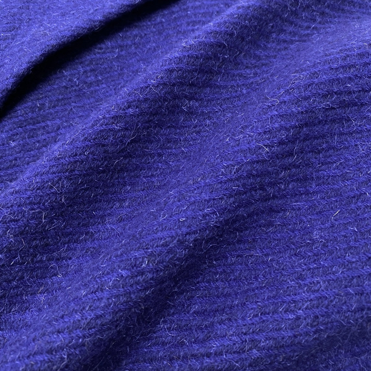 76i2 Christian Dior クリスチャンディオール セットアップスカート ジャケットコート チェスターコート ストライプ柄 刺繍 サイズ9 パープル ウール100％ レディースo07t