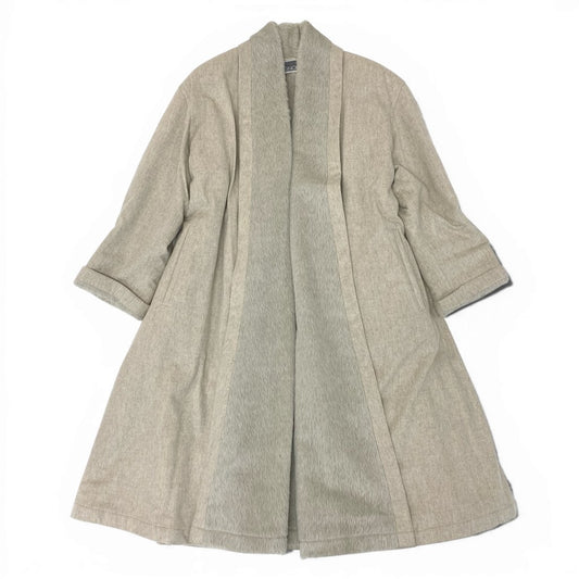 6l25《未使用保管品》定価95万 AGNONA アニオナ カシミヤ × アルパカ ロングコート サイズ40 ベージュ 最高級 タグ付き イタリア製t18r