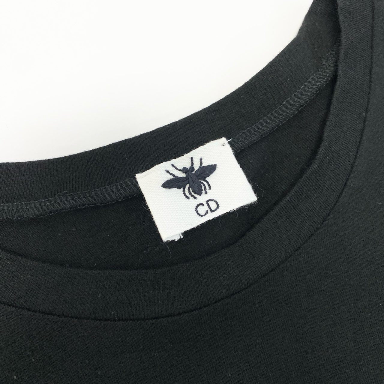 38a16 Christian Dior クリスチャンディオール J’ADIOR 8 半袖Tシャツ カットソー サイズXS 160/80A ブラック レディース トップスk02i