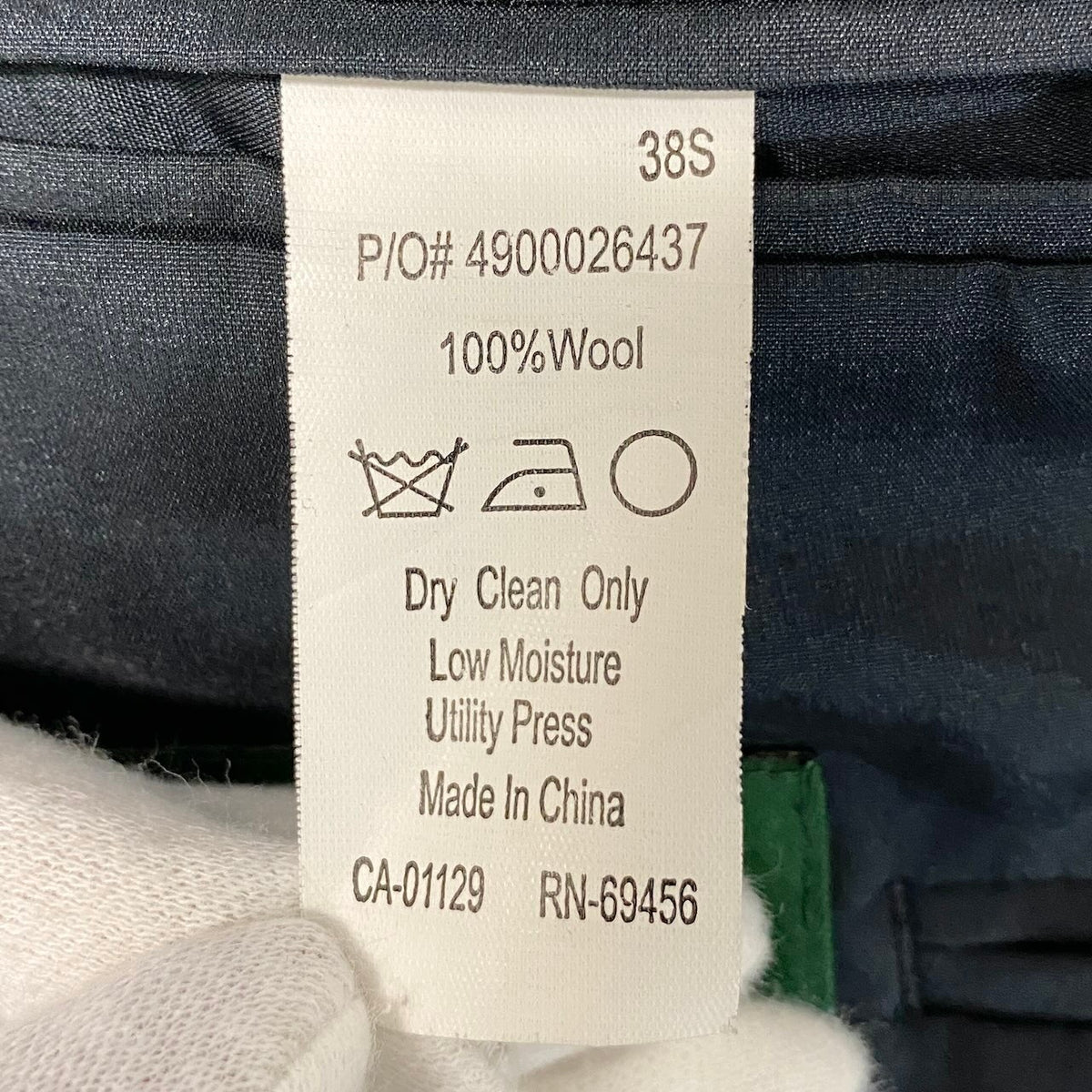 30j27 LAUREN RALPH LAUREN ローレンラルフローレン テーラードジャケット 紺ブレ 金ボタン ネイビー メンズo07t