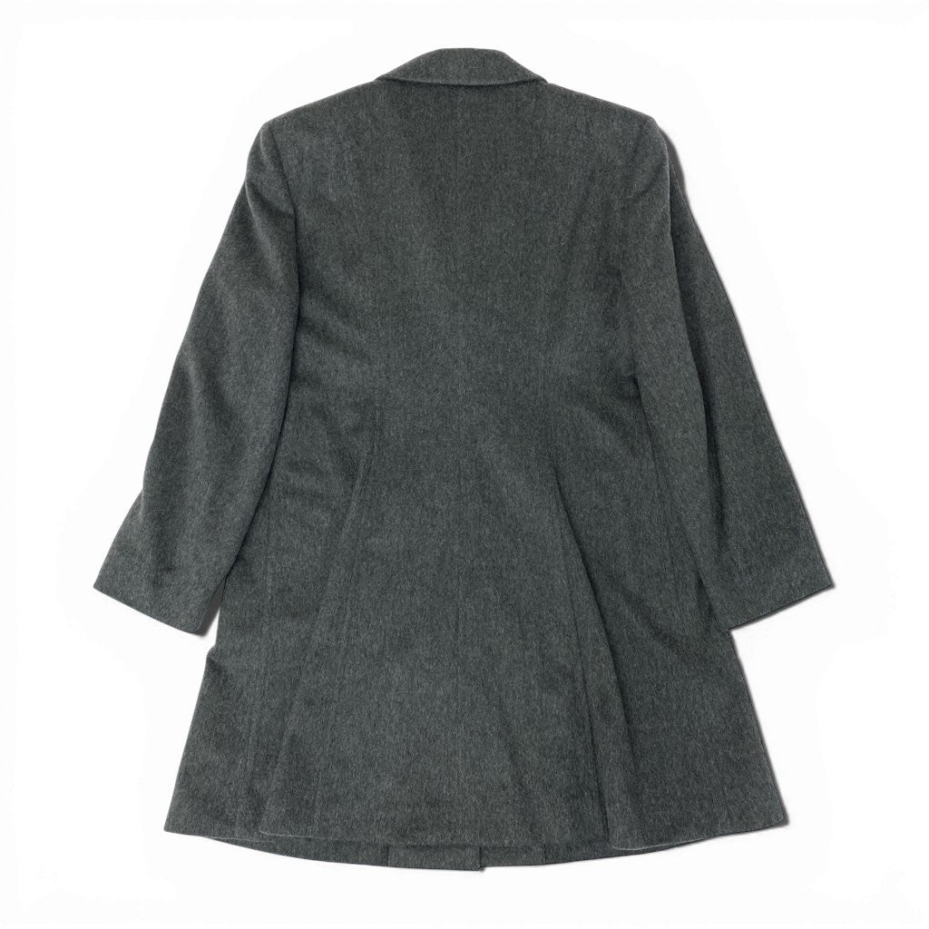 43l25《美品》 AGNONA アニオナ カシミヤ100％ チェスターコート サイズ46 グレー CASHMERE COAT イタリア製t18r
