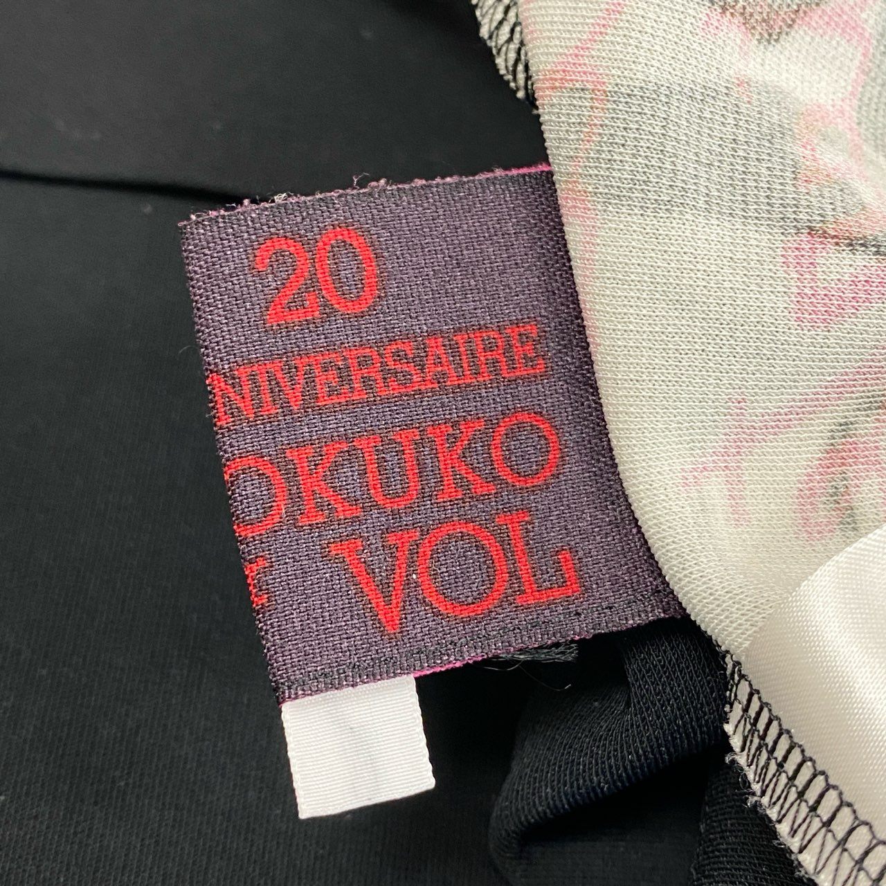 2k19《美品》 TOKUKO 1er VOL トクコプルミエヴォル 長袖ワンピース ロングワンピース 20周年限定モデル Aライン 変形デザイン 9 ブラック レディースu02t