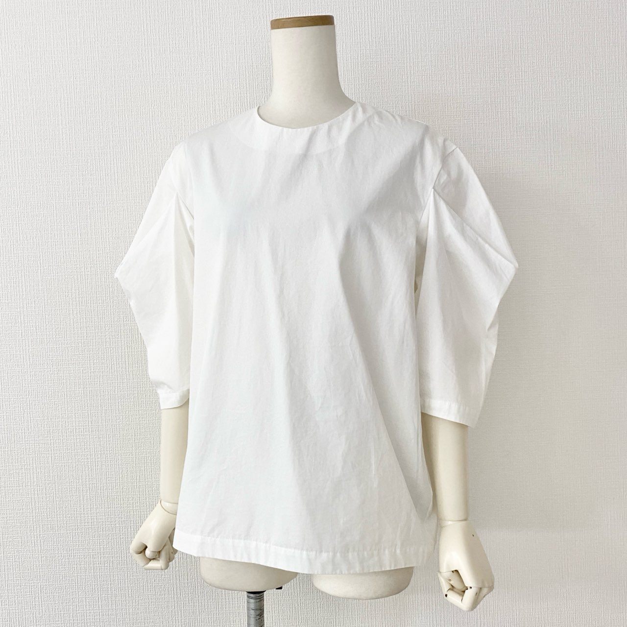 42i20 L'Appartement アパルトモン Hello Bonjour ハローボンジュール Feminity Blouse ブラウス シャツ ホワイト トップス 日本製 レディース 女性用