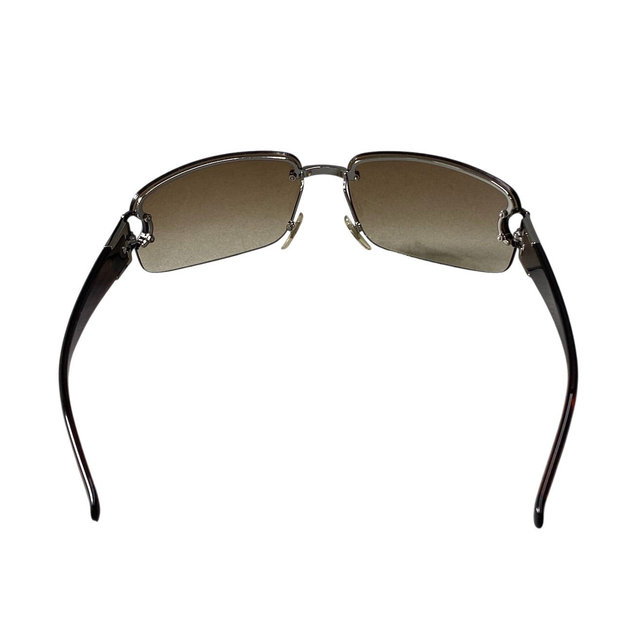 e26 GUCCI グッチ GG2760 GG ホースビット リムレス サングラス サイズ62/15 ブラウン レディース アイウェアk02i