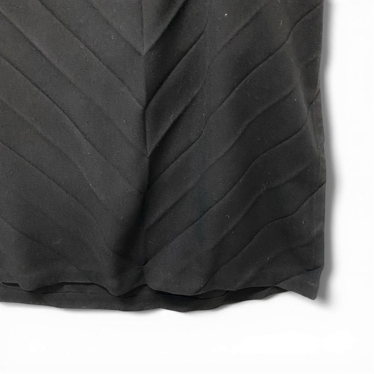 83b17 【美品】ISSEY MIYAKE me イッセイミヤケ ミー プリーツチュニックワンピース 変形チュニックワンピース MI63FT483 ブラック ポリエステル100％ レディース 女性用u02t