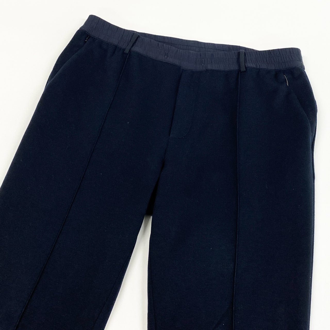 61b9 EMPORIO ARMANI エンポリオアルマーニ セットアップ 裏メッシュストレッチジャケット ストレッチパンツ 6G1GS1 1JJTZ 52サイズ ダークネイビー メンズo07t