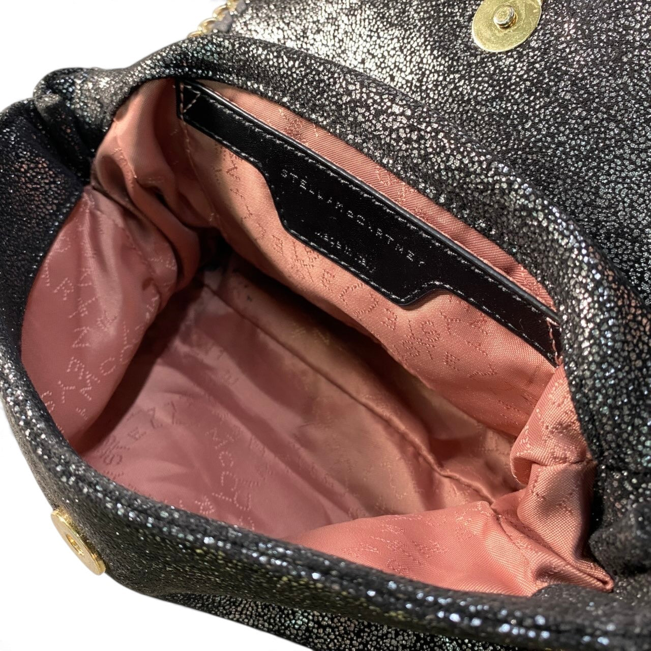 Bi10 STELLA McCARTNEY ステラマッカートニー Falabella ファラベラ チェーンショルダーバッグ ブラック 保存袋付t18r