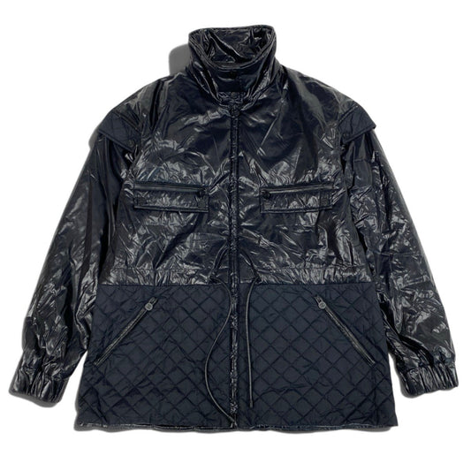 i22 CHANEL シャネル マトラッセ ナイロンジャケット Matelasse Nylon Jacket P44636 Size36 ブラックt18r