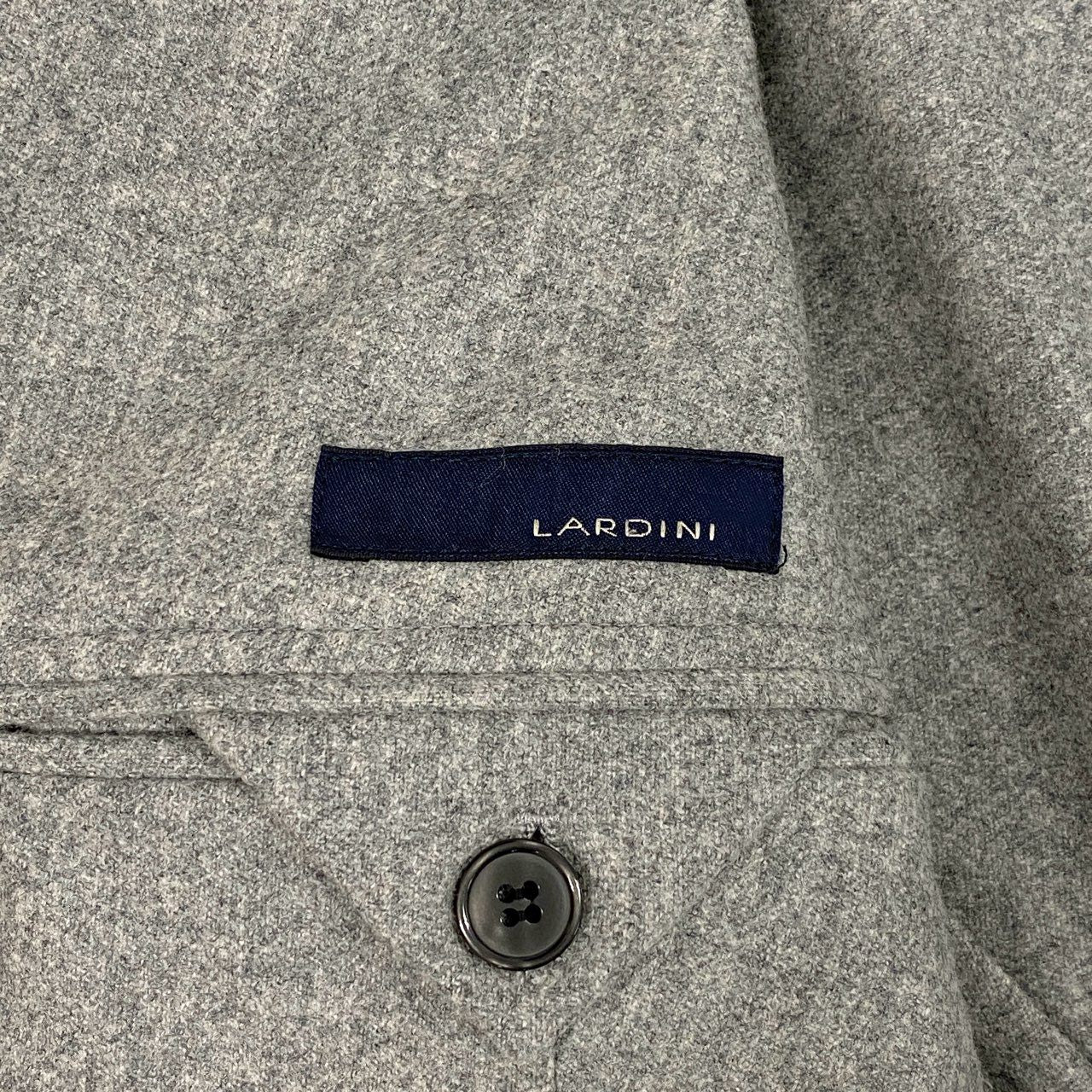33L4 LARDINI ラルディーニ スーツセットアップ テーラードジャケット  ウールジャケット ダブルブレスト スラックス AP22484AQ 46サイズ グレー メンズu02t