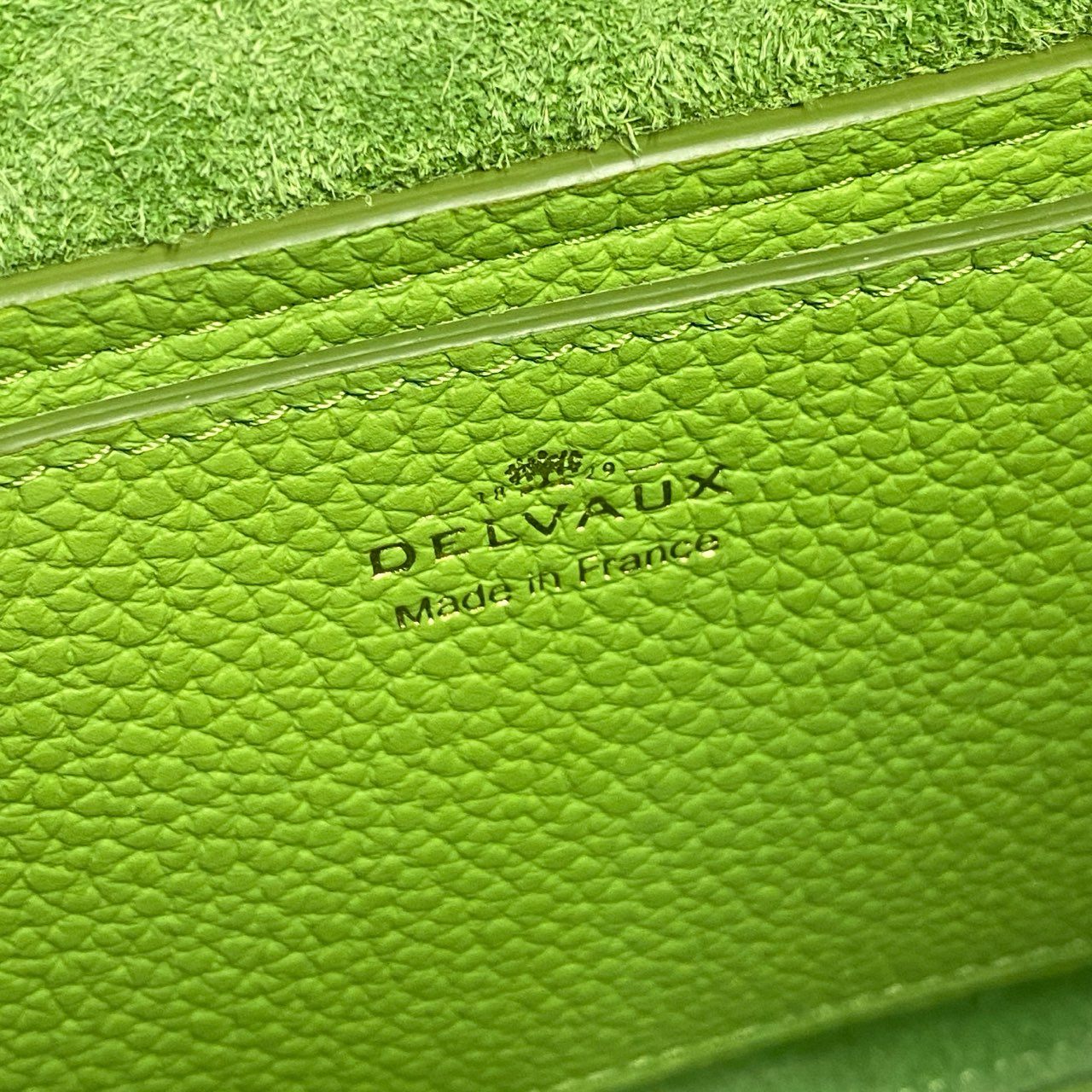 C11【極美品】DELVAUX デルヴォー 2023SS パンスウィング 2way ハンドバッグ ショルダーバッグ ライトグリーン トリヨンソフトレザー レディース 鞄k02i