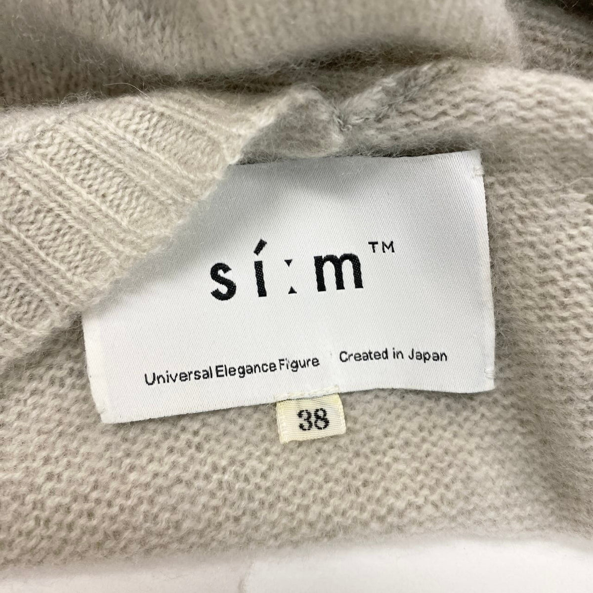 61i14 si:m スィーム カシミヤニット Vネックニットカーディガン トップス 38サイズ アイボリー カシミヤ100％ レディース 女性用u02t