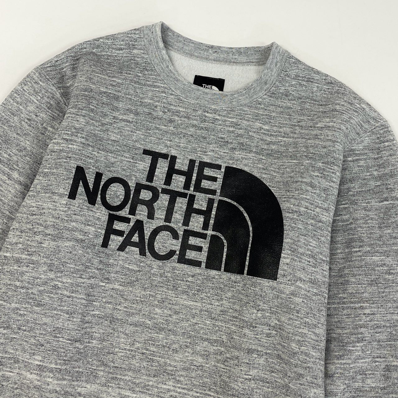 15h29 THE NORTH FACE ノースフェイス WR SWEAT CREW スウェットクルー ロゴ トレーナー 撥水加工 NT61508 Mサイズ グレー メンズ 男性用u02t