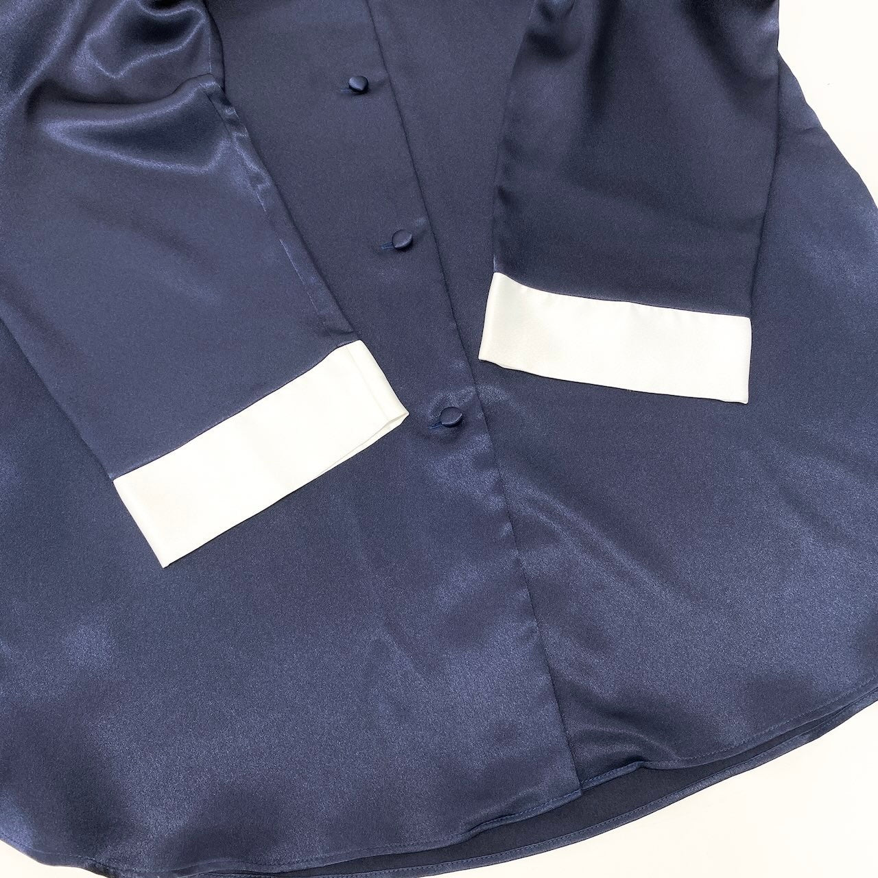 Ie10 Christian Dior ヴィンテージ クリスチャンディオール ロゴ刺繍 ロングシャツワンピース サイズM ネイビー レディース トップスk02i