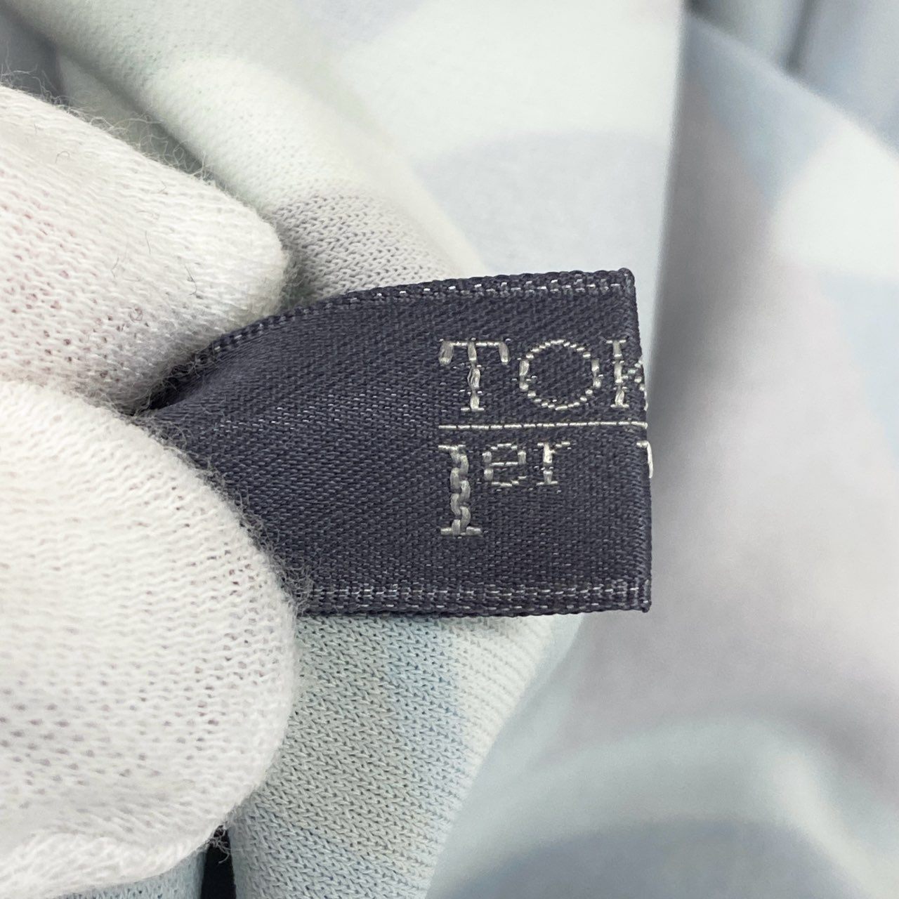 76k21《美品》 TOKUKO 1er VOL トクコプルミエヴォル シアー ロングワンピース アシンメトリーワンピース ペチコート付 総柄 レディース 女性用 9 マルチカラーu02t