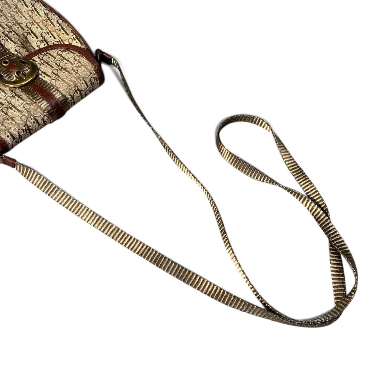i7 Christian Dior クリスチャンディオール ストリートシック トロッター ショルダーバッグ Vintage Street Chic Trotter Shoulder Bag ブラウンt18r