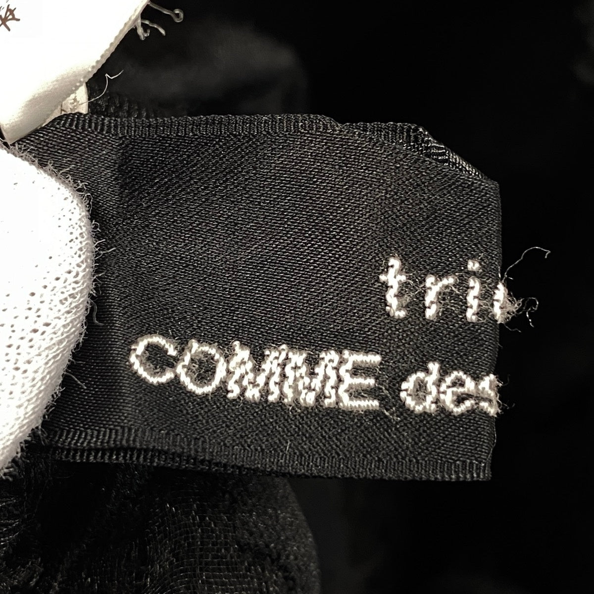 g13 tricot COMME des GARCONS AD2020 花柄フレアスカート 日本製 ブラック レディース 女性用ta1