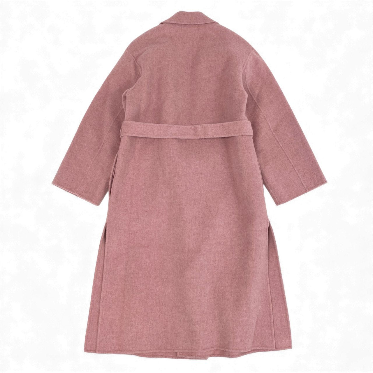 2L12 《美品》 Theory セオリー ウールカシミヤ ダブルフェイスコート COLLAR COAT NEW DIVIDE LUXE S ピンク レディース 女性用u02t