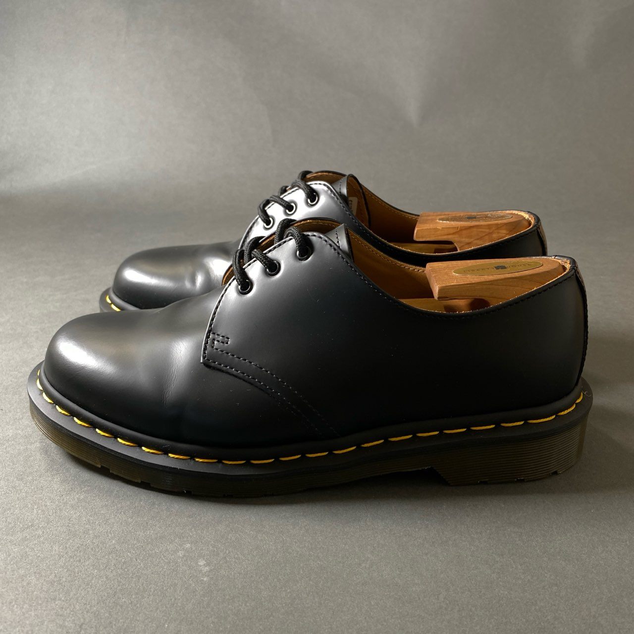 8g28 Dr.Martens ドクターマーチン ３ホールブーツ レザーシューズ 1461 59 US9 ブラック レザー メンズ 男性用 靴