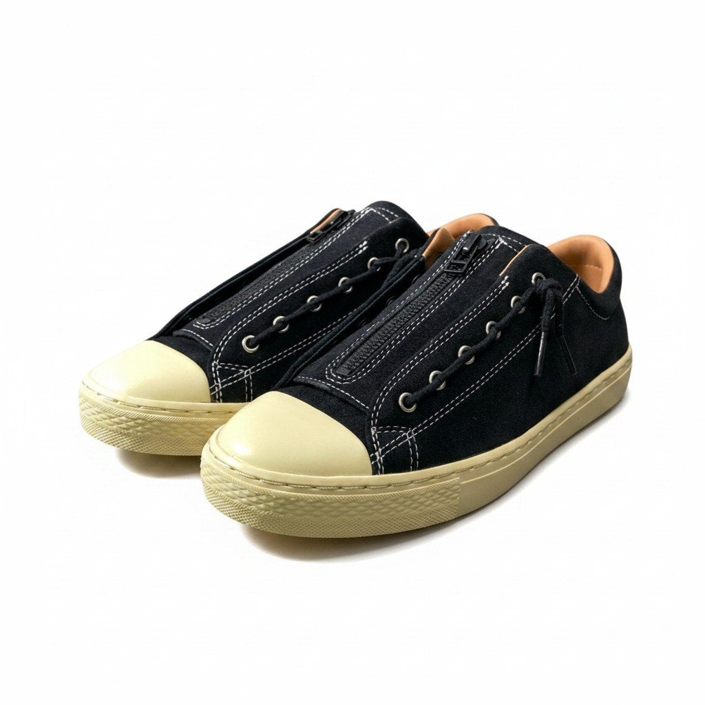 1g8 CONVERSE コンバース × DENHAM デンハム ローカットスニーカー シューズ 38001170 26cm ブラック スウェード メンズ 男性用o07t