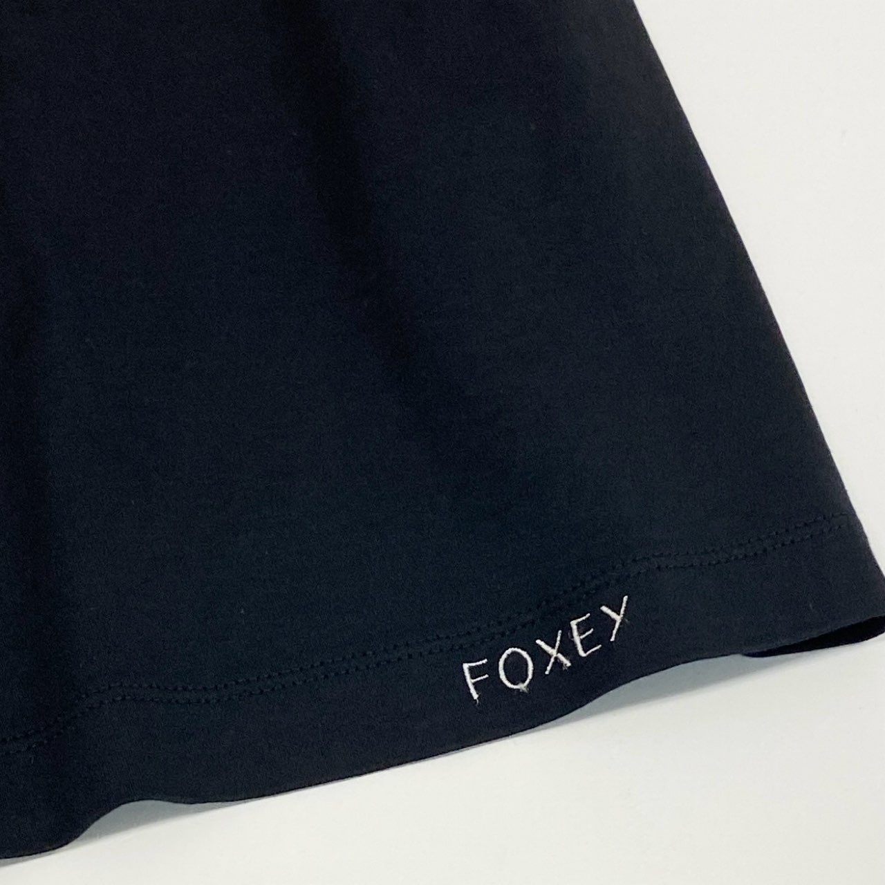 82f24 FOXEY NEW YORK フォクシー ニューヨーク 2WAY 襟取り外し可 カットソー 40129 40 ブラック Tシャツ 日本製