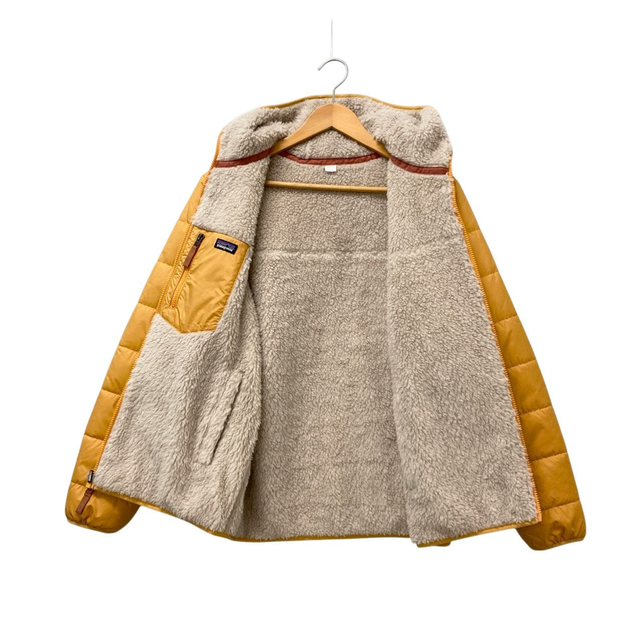 61c6 Patagonia パタゴニア Ks Rready FLEECE HOODIE JACKET リバーシブル フリースジャケット ボーイズXXL(16~18) レディースLL相当 レディース アウターk02i