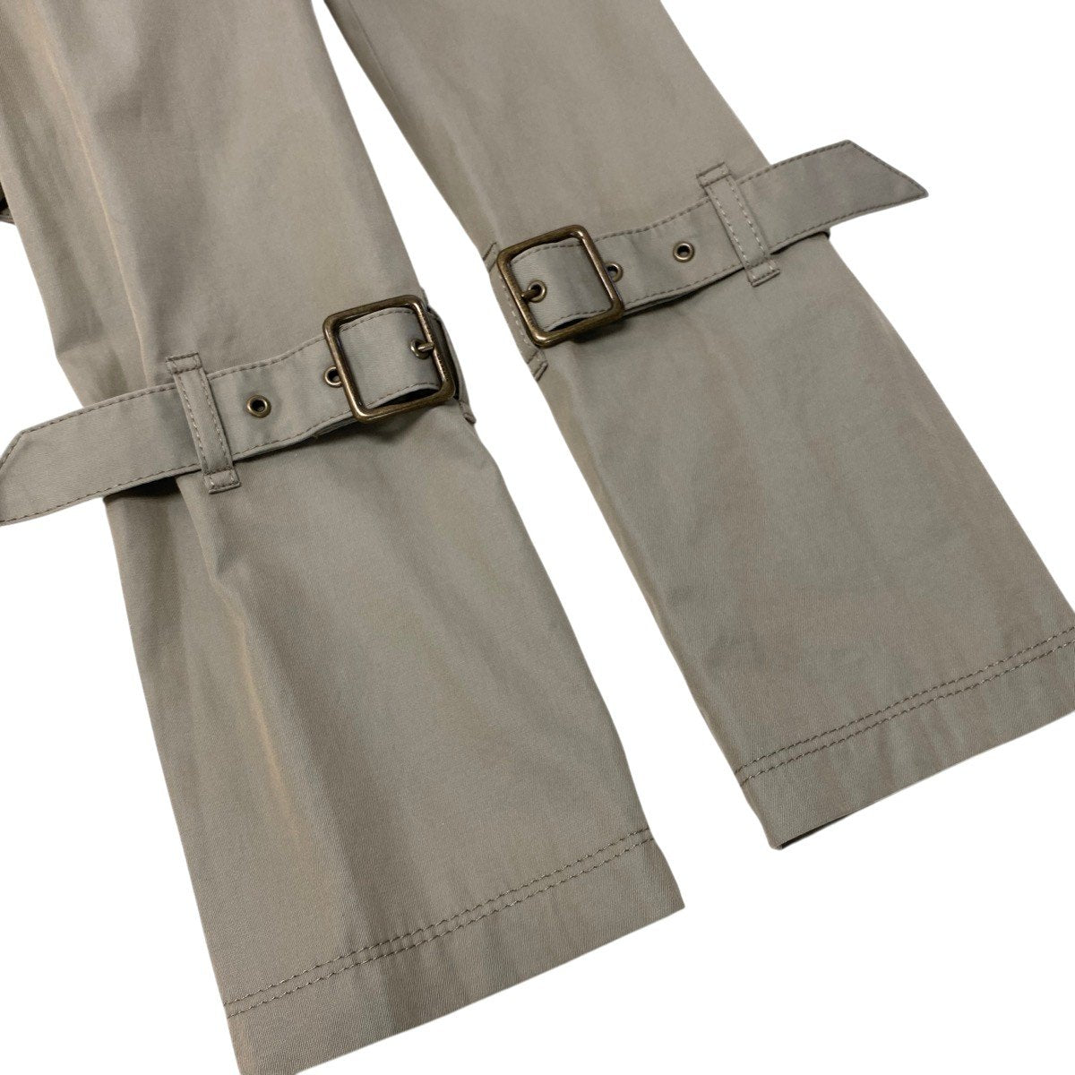 Eh10 BURBERRY LONDON BLUE LABEL バーバリーロンドン ブルーレーベル トレンチジャケット 裏地ノバチェック サイズ36 カーキ コットン100％ レディースo07t