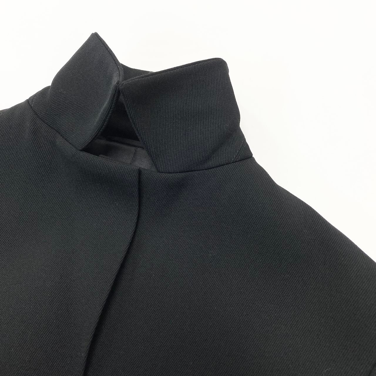 40d10 JIL SANDER ジルサンダー クロップドジャケット スカート スーツ セットアップ サイズ36 ブラック レディースk02i