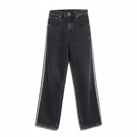 Mf8 【美品】 adidas Originals アディダス Adicolor Denim Firebird Pants アディカラー デニム ファイヤーバード パンツ JC6718 サイズ34 トゥルーブラックデニム コットン100％ メンズk02ik02i