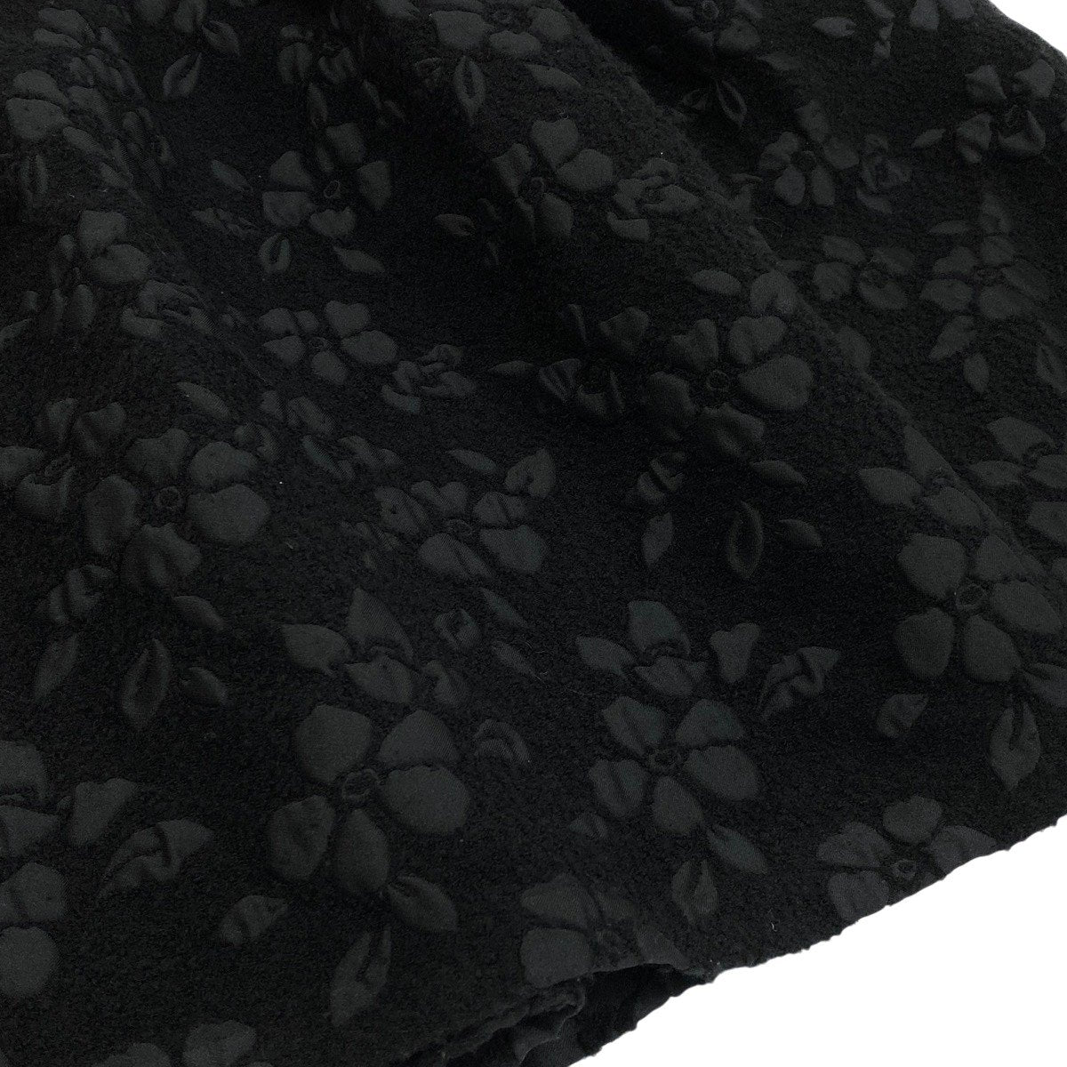 g13 tricot COMME des GARCONS AD2020 花柄フレアスカート 日本製 ブラック レディース 女性用ta1