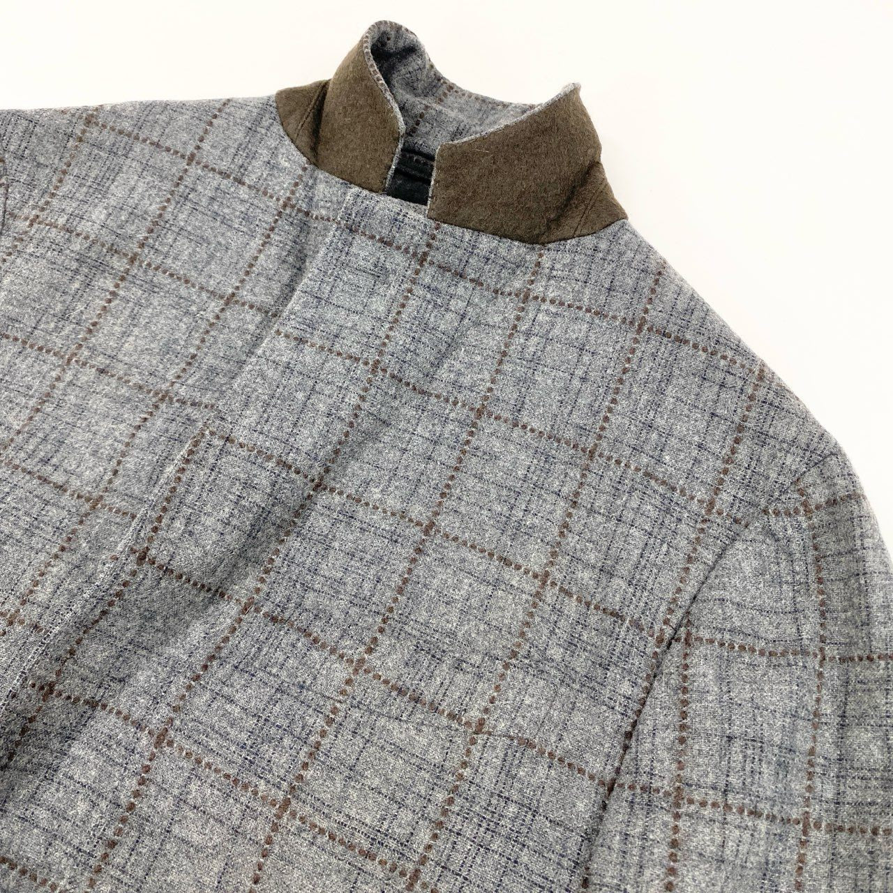 5i12 LARDINI ラルディーニ テーラードジャケット ブレザー IC528AE サイズ52 グレー チェック メンズ イタリア製u02t