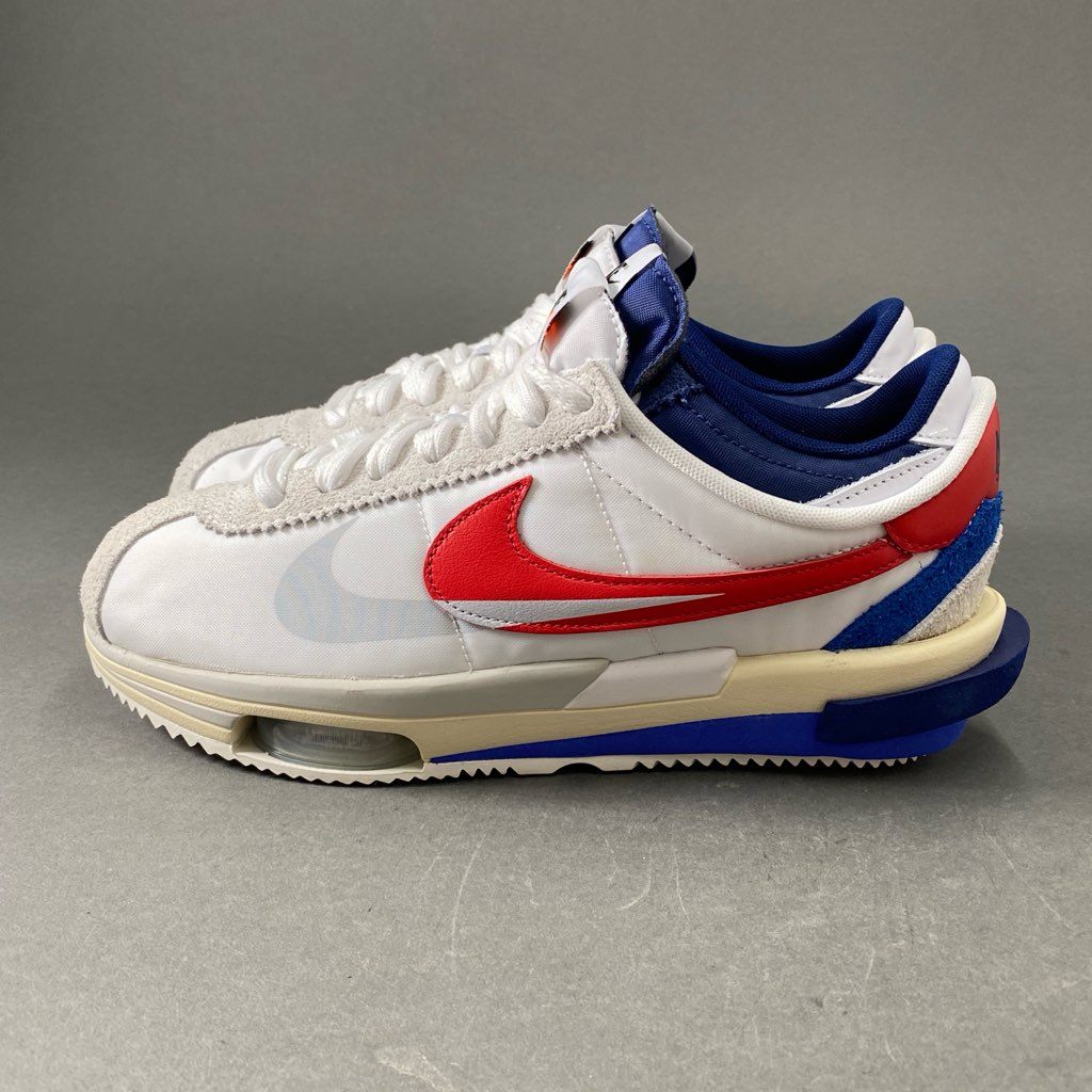 1f6 《未使用保管品》 NIKE ナイキ × sacai サカイ ZOOM CORTEZ SP コルテッツ スニーカー DQ0581-100 26cm ホワイト シューズ 箱付き