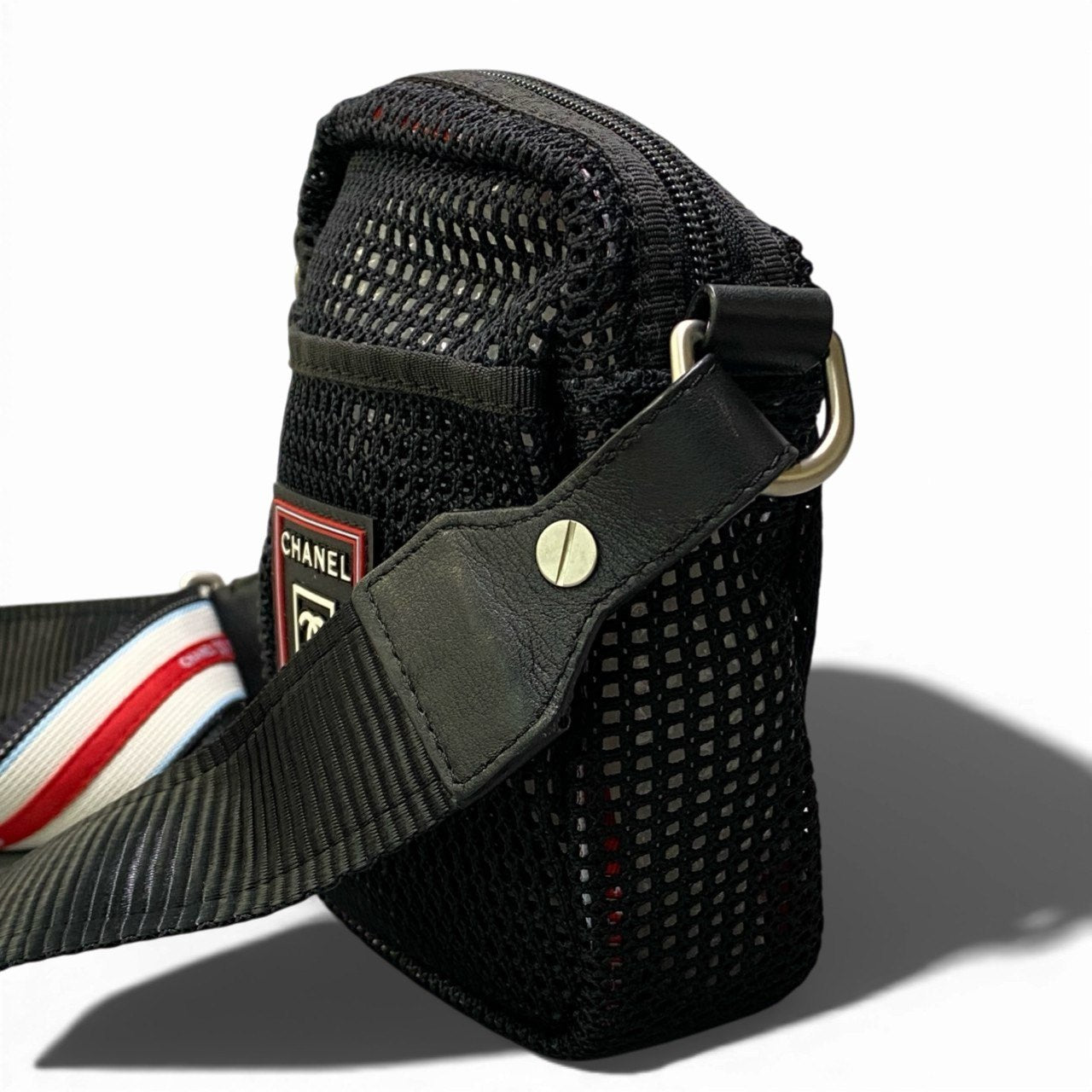 b20 CHANEL SPORT シャネル スポーツ 2007年 メッシュバッグ ショルダーバッグ ユニセックスk02i