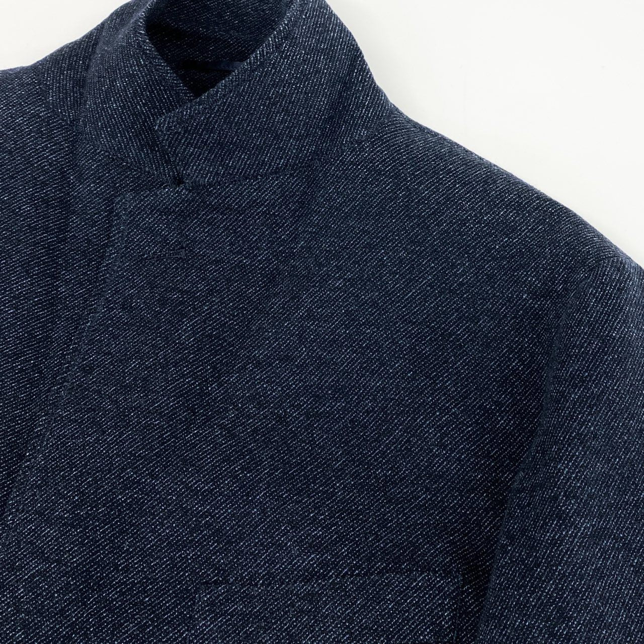 46f30 UNITED ARROWS ユナイテッドアローズ メランジ ジャージ 2Bシングル ジャケット テーラードジャケット ブレザー 11221996126 50 ネイビー メンズ