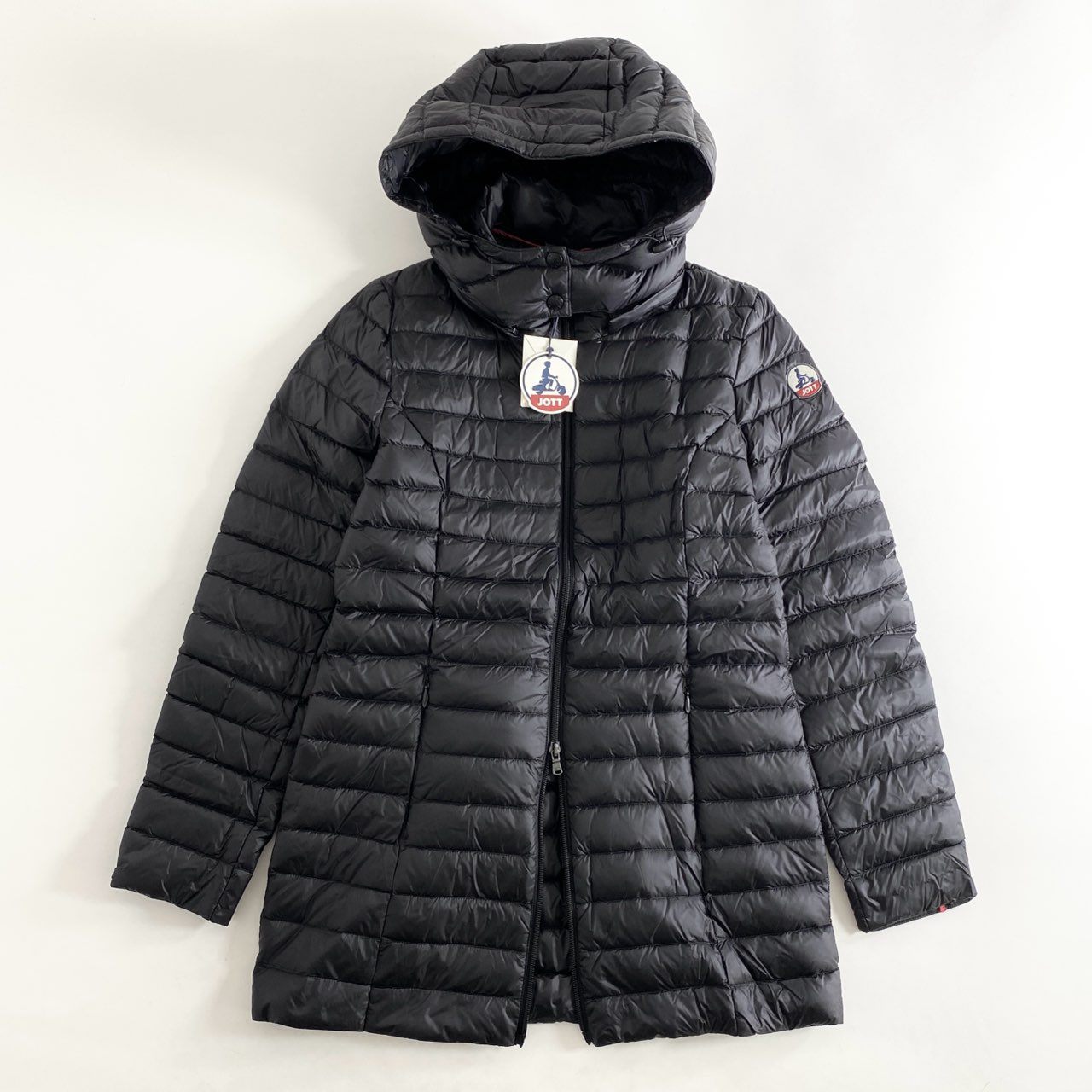 85h28 《美品》 タグ付 JOTT ジョット NOUR ノア ダウンコート ダウンジャケット FW22102382 Mサイズ ブラック アウター レディース 女性用