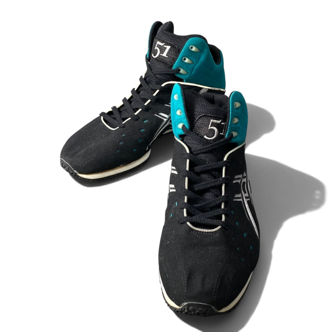 1h19 Asics アシックス 2003年 実使用 スパイク イチロー 直筆サイン入り ICHIRO ブラック グリーン メンズ 男性用k02i