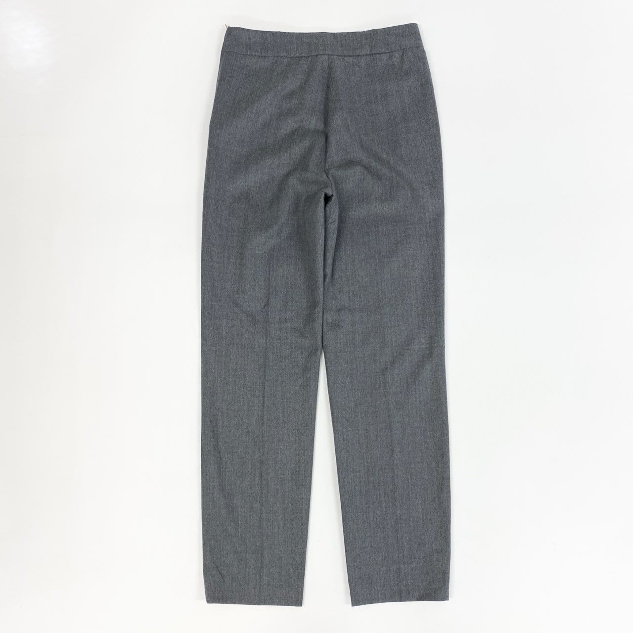 26j24 《美品》AGNONA アニオナ スラックス テーパードパンツ ウールパンツ ボトム T70218 36サイズ グレー レディースu02t