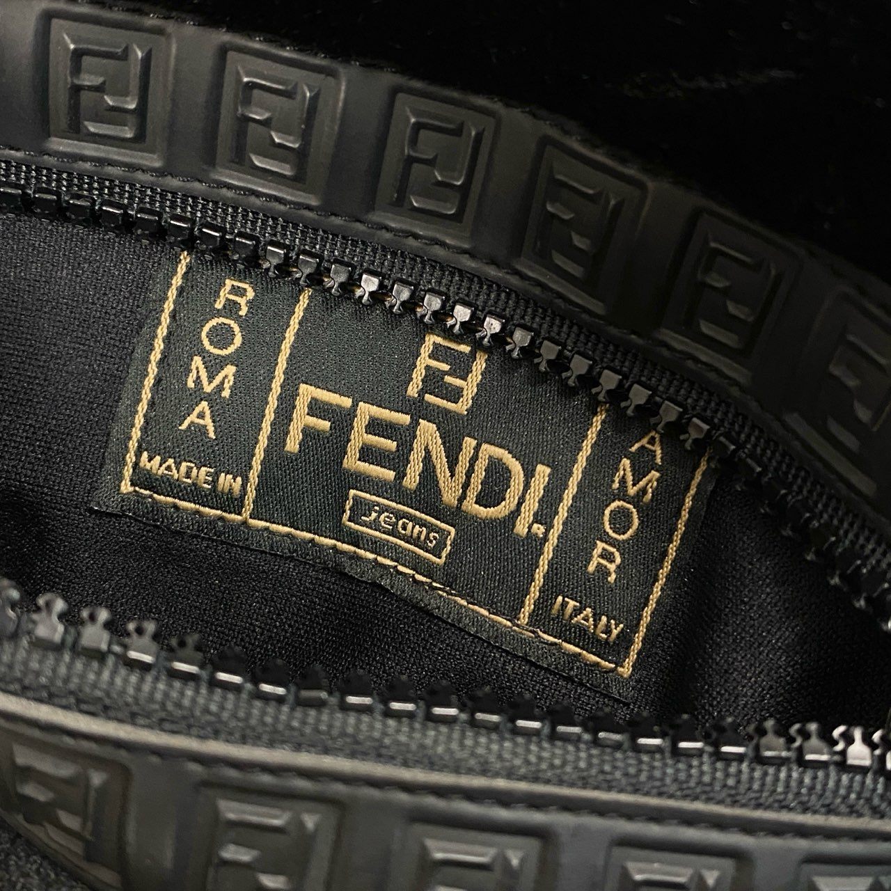 1L27 Vintage Fendi ヴィンテージ フェンディ Jeans Eco Fur Reversible Coat リバーシブルコート Zucca Piping Size 40 メンズ 男性用k02i