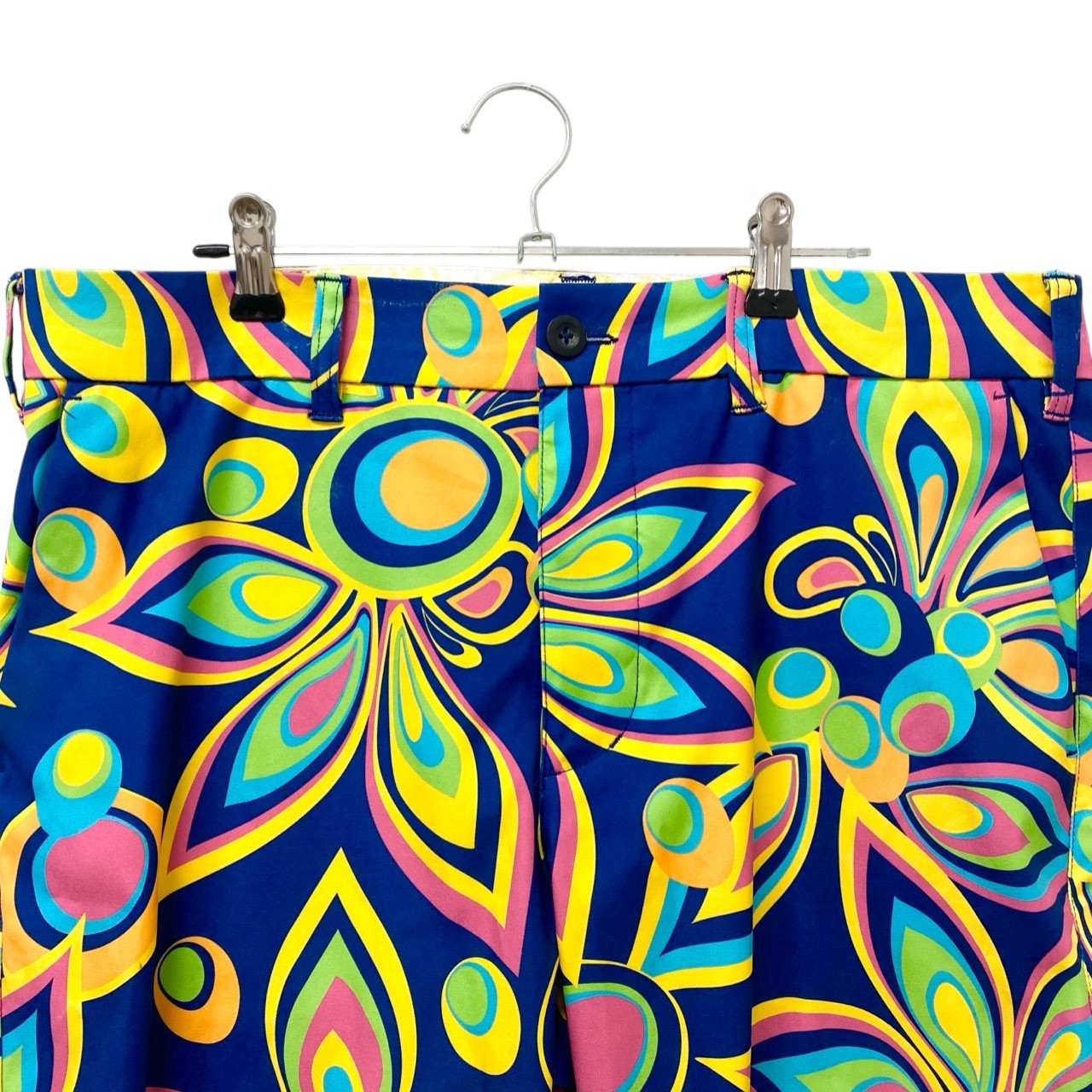 74c13 《極美品》 LOUD MOUTH ラウドマウス 半袖ポロシャツ ハーフパンツ 吸水速乾素材 XXL / LL マルチカラー ポリエステル ゴルフウェアu02t