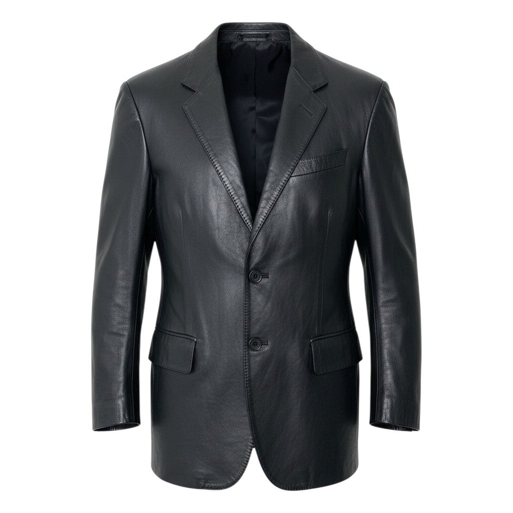 30h22 Paul Smith ポールスミス テーラードジャケット レザージャケット 裏地プリント サイズM ブラック 羊革 メンズo07t