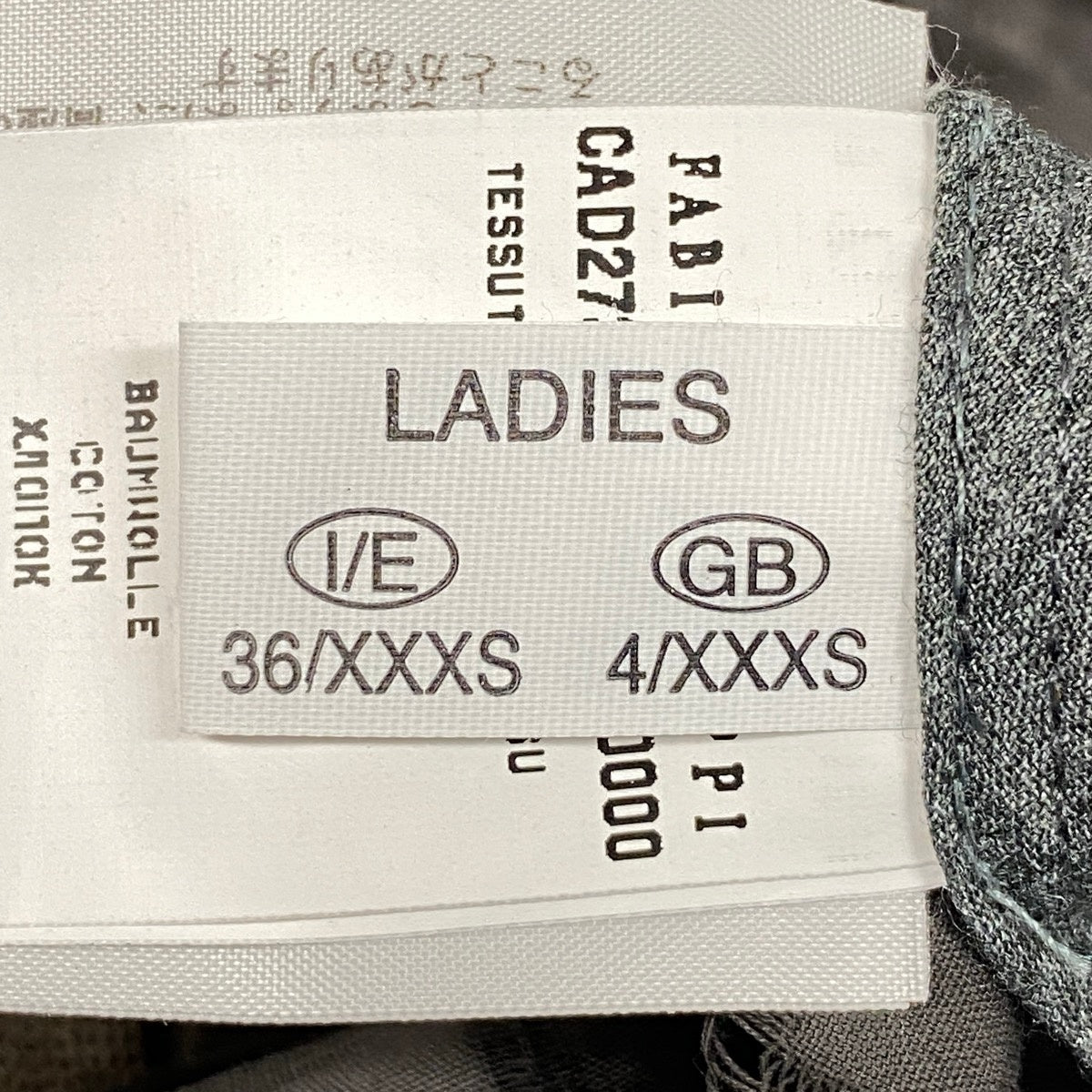 43i15 【極美品】FABIANA FILIPPI ファビアナフィリッピ 近年 シャツブルゾン シャツブラウス チェック柄 36サイズ グレー レディース 女性用u02t