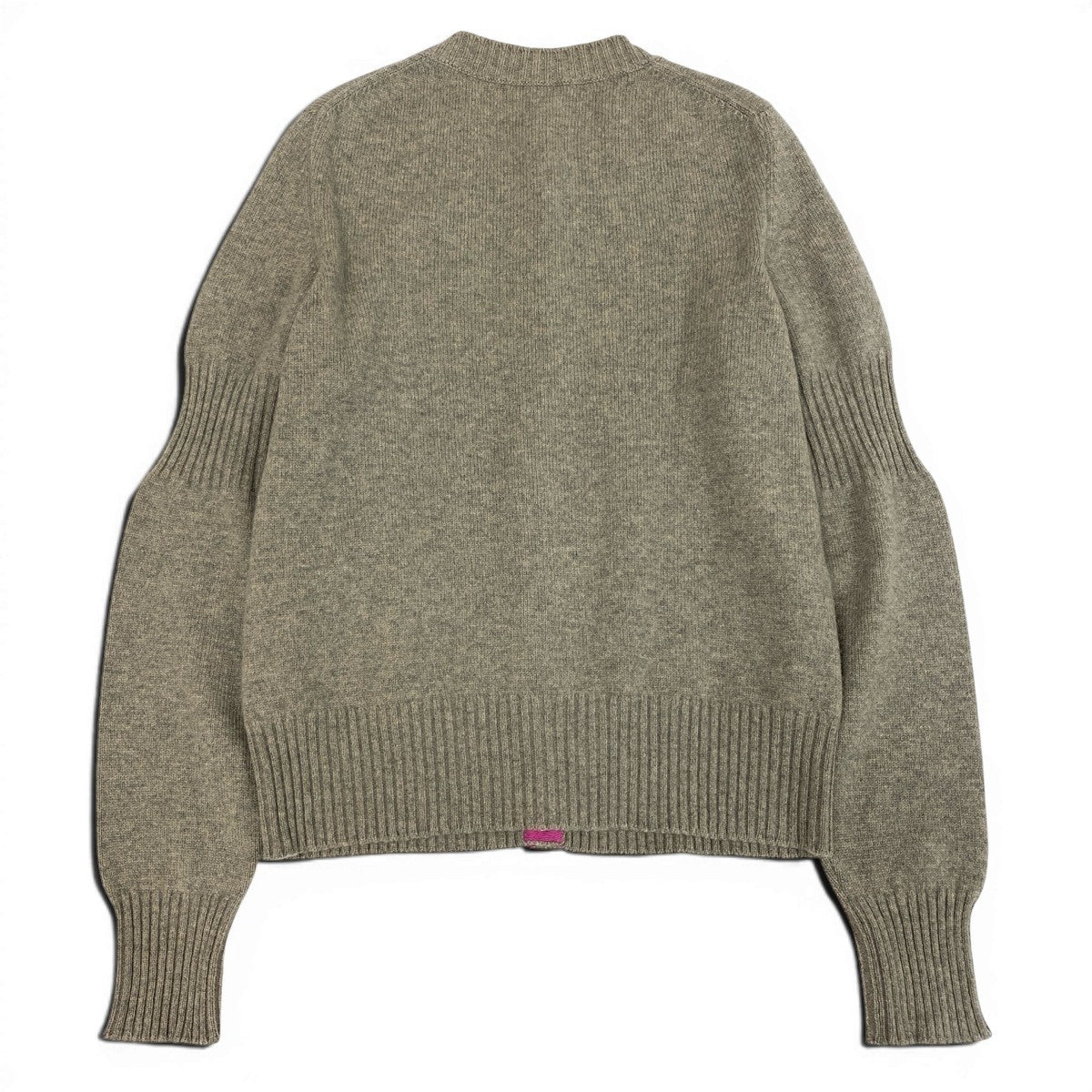 Cf29 【美品】 CHANEL シャネル 2013年 ターンロック ココマーク カシミヤ ニットカーディガン P46816 サイズ38 グレー ベージュ カシミア100％ レディースta1