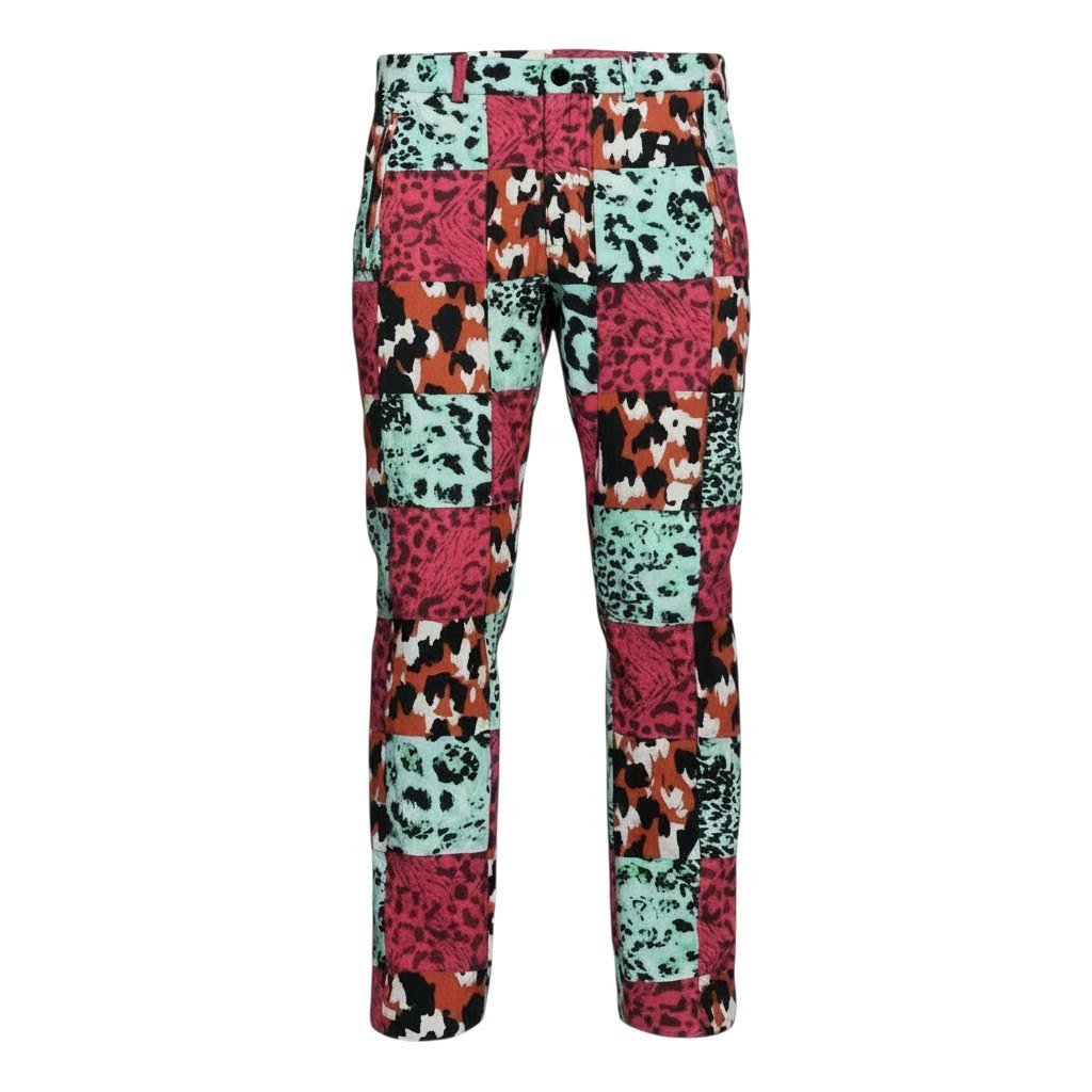 Aa28 COMME des GARCONS HOMME PLUS コムデギャルソンオムプリュス 日本製 クレイジーパターン パッチワークデザイン 総柄プリント パンツ ボトムス AD2020 PF-P006 XS マルチカラー メンズo07t