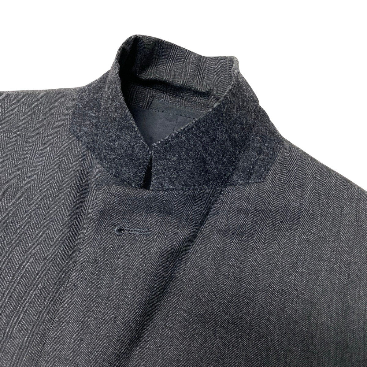 84g15 ARMANI COLLEZIONI アルマーニコレツィオーネ セットアアップ シングルスーツ 2B サイズ48 グレー ウール100％ メンズ 紳士服o07t