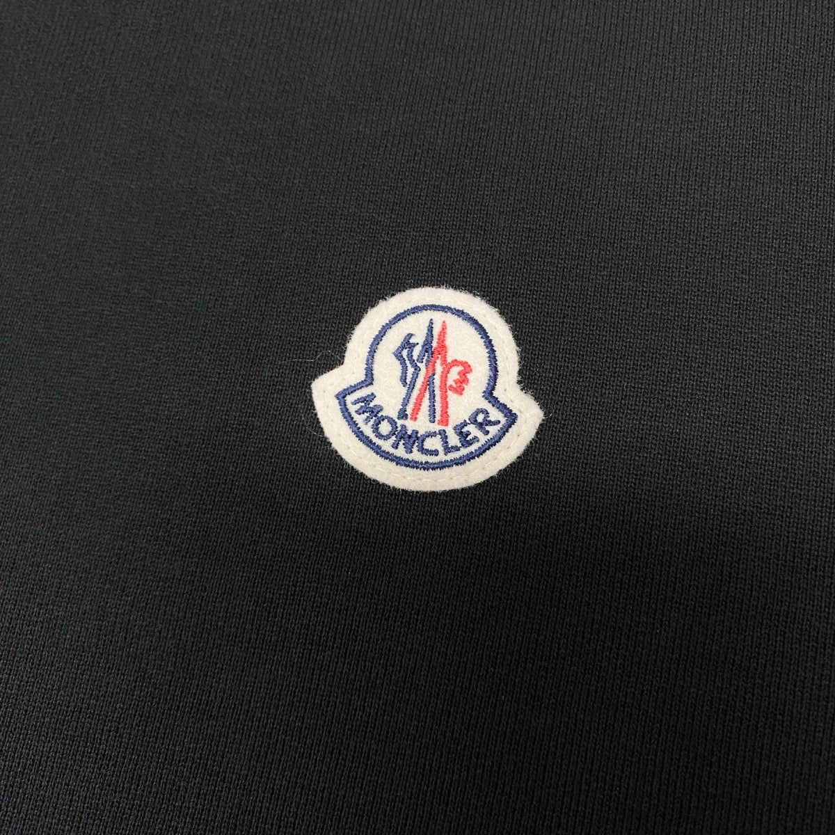 Mf18《美品》 MONCLER モンクレール アイコンワッペン スウェットシャツ Icon Patch Sweatshirt サイズM ブラック トレーナーt18r