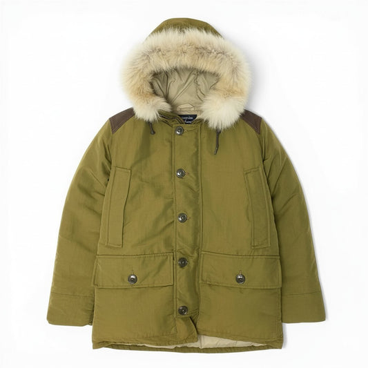 53d5 COLIMBO コリンボ ジェラード モデルSaint Laurent ダウンジャケット サイズS カーキ/ブラウン メンズ アウターk02i